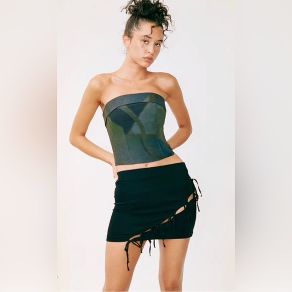 With Jean Dresses & Skirts - With Jean Valentina Mini Skirt in Black XS